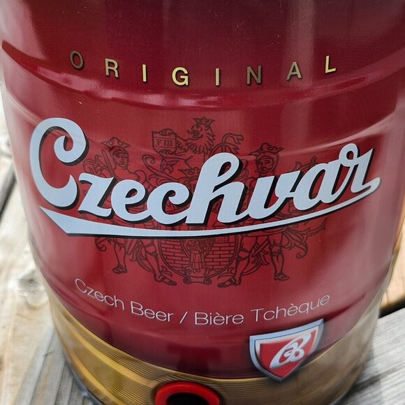 ORIGINAL Czechvar Lager 5L Beer Keg EMPTY Czech Beer Metal KEG - Picture 2 of 7